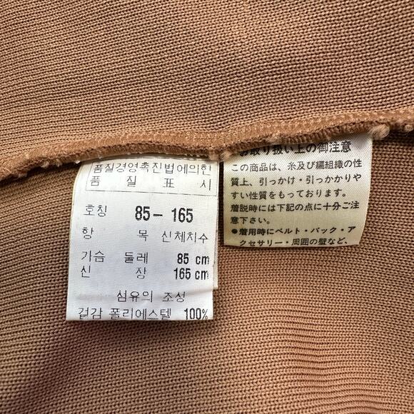 Vintage Novespazio by Noboru Yamafuji Brown Turtleneck Top Women's Small - Picture 6 of 6